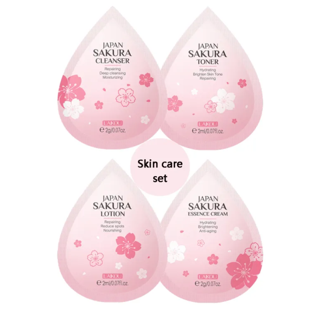 Sakura Glow 4-Step Japan Skincare Set