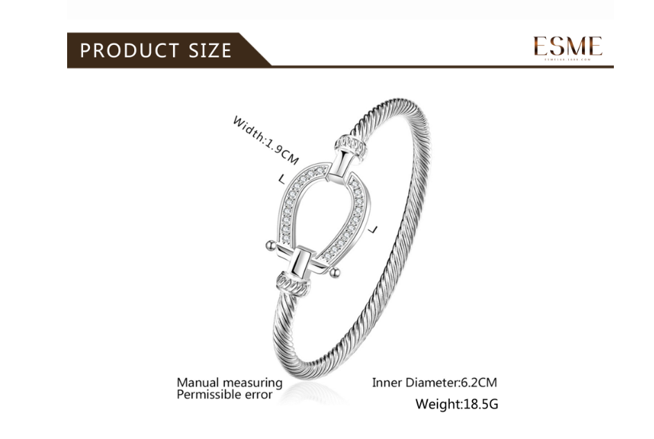 Luxe Crystal Sparkle Bracelet | Dazzling Diamond-Accented Jewelry for Women