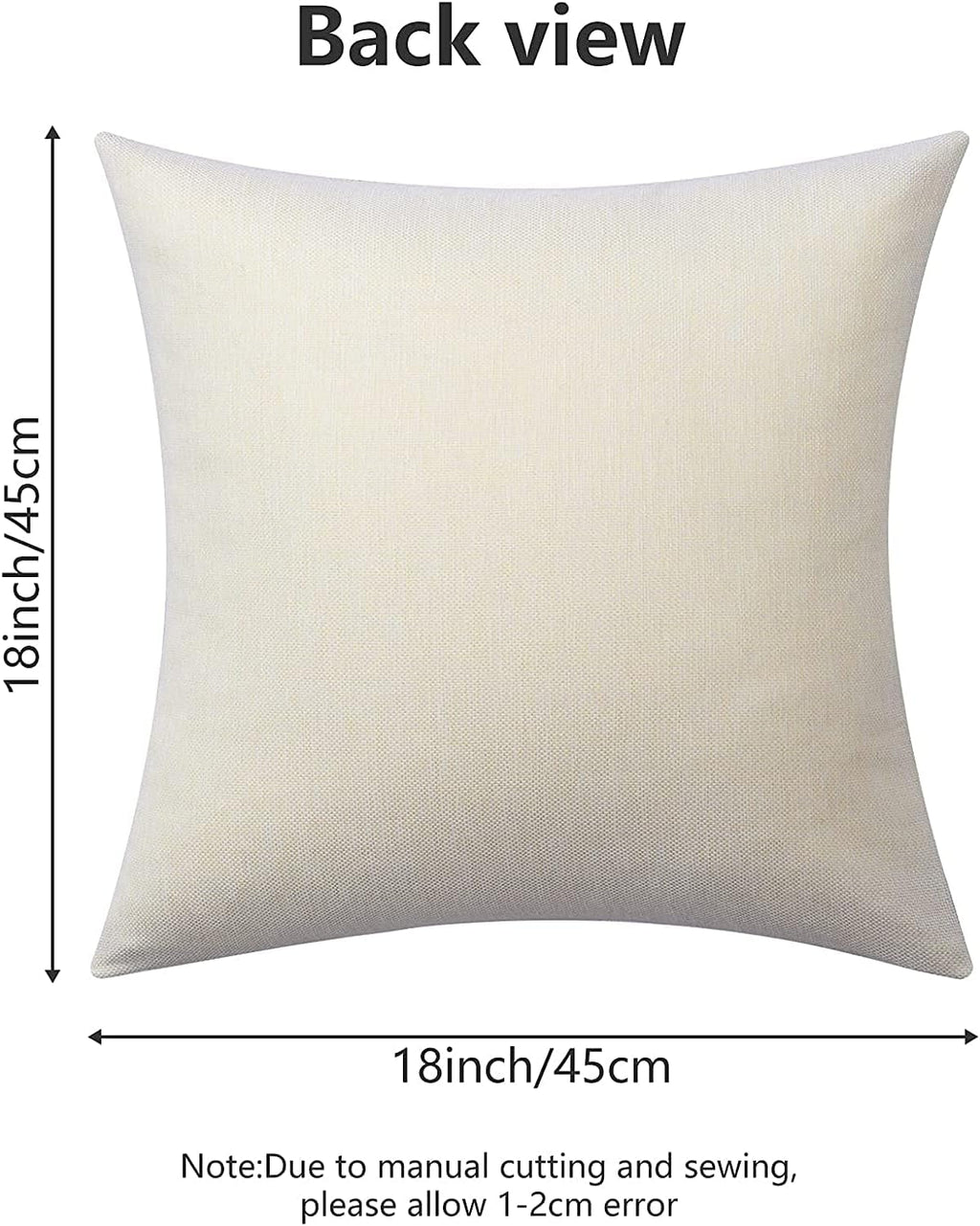 Cozy Christmas Charm™ 4-Pack Linen Pillow Covers – 18x18 Holiday Décor