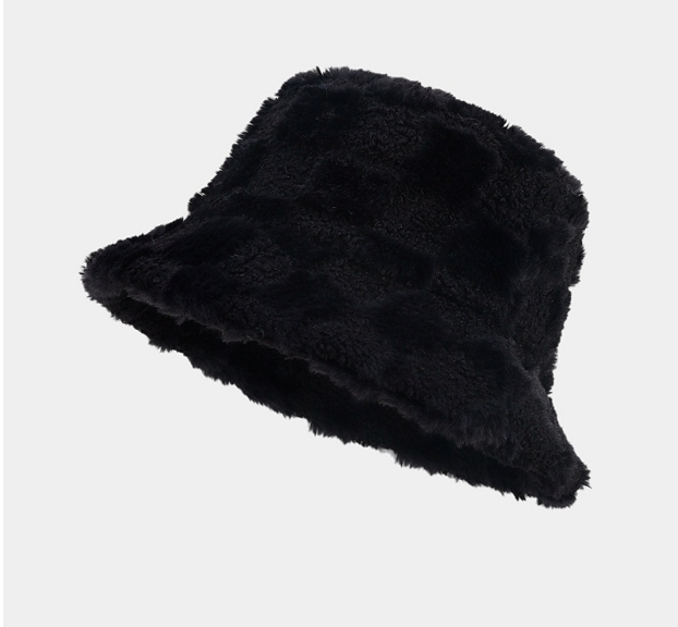 Cozy Chic Faux Lambswool Fisherman Bucket Hat – Trendy Soft & Warm Fall/Winter Fashion Accessory