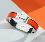 Luxury H-Inspired Titanium Steel Bracelet for Women Elegant Designer-Style Bangle