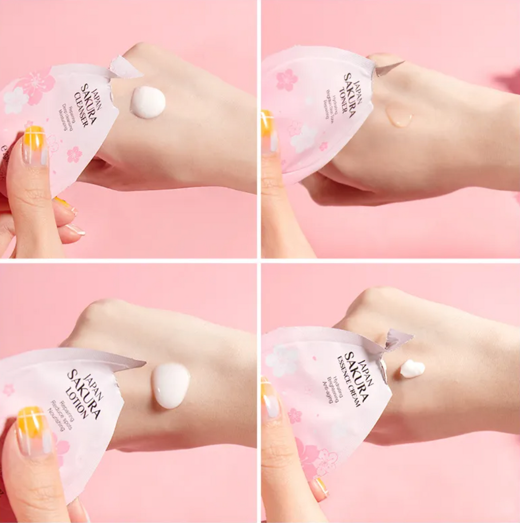 Sakura Glow 4-Step Japan Skincare Set