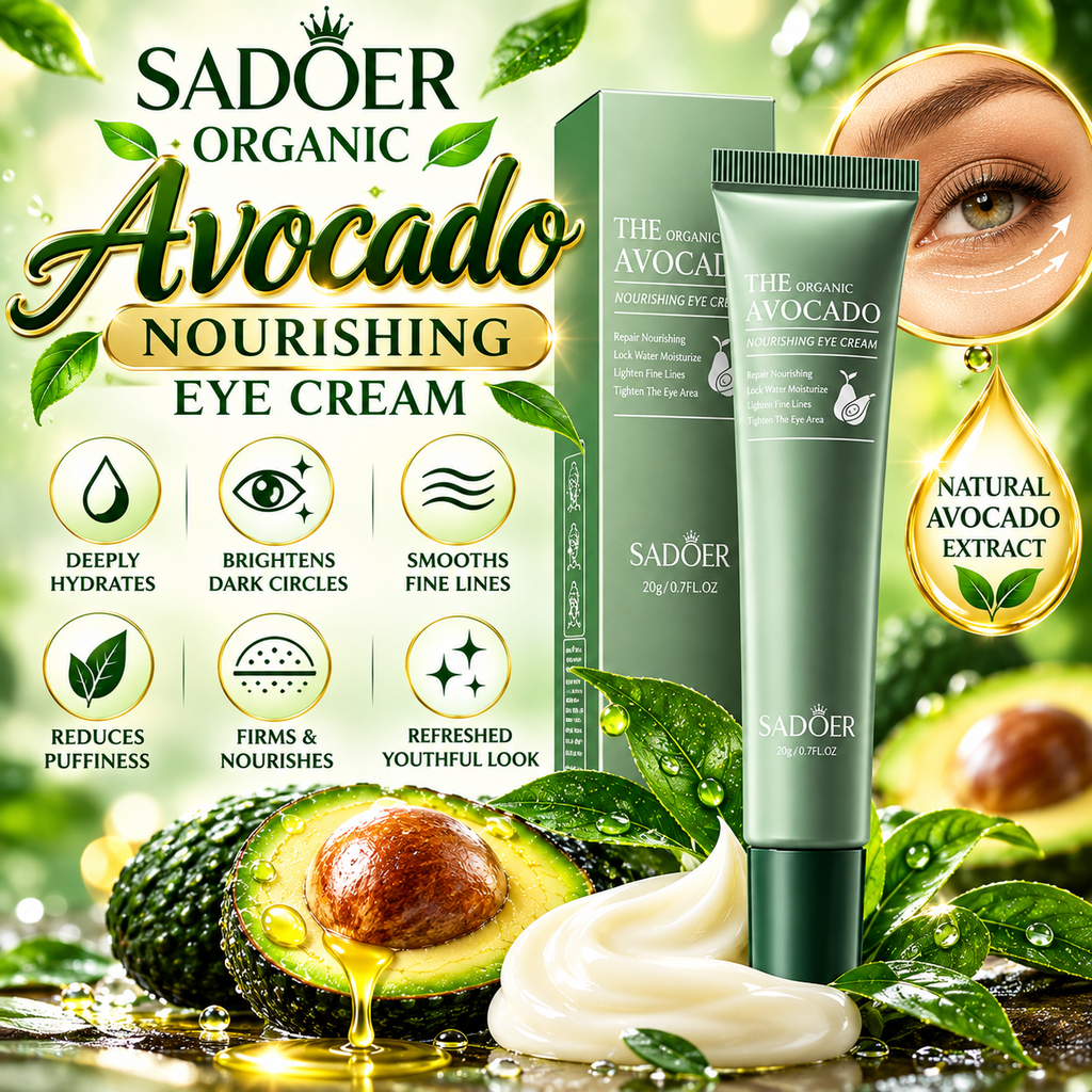 Viral Avocado Eye Cream Hydrating & Nourishing Under-Eye Care