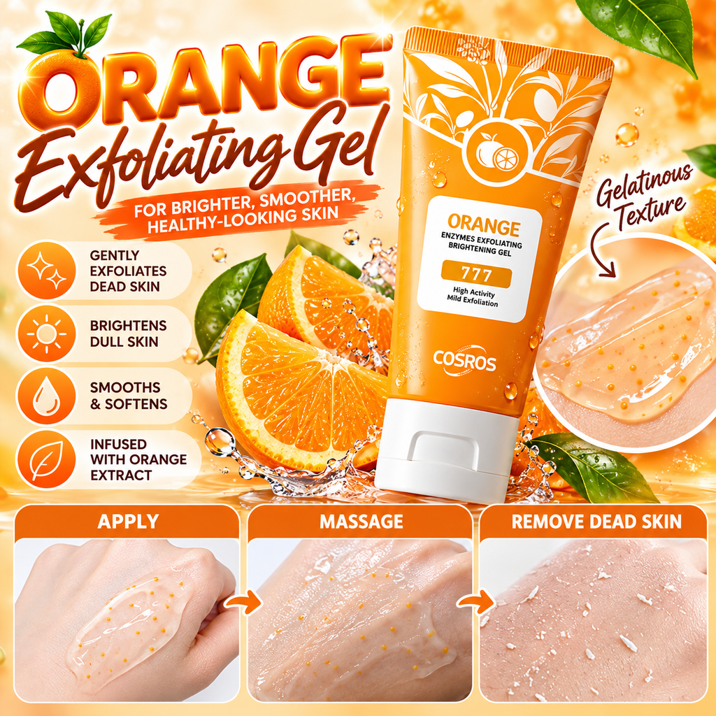 Orange Exfoliating Brightening Gel – Reveal Your Natural Radiance