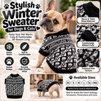 🐾 Cozy Couture™ Thick Winter Sweater for Dogs❄️✨
