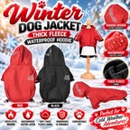 🐾 Winter-Ready Pup™ Thick Fleece Waterproof Dog Hoodie ❄️🔥