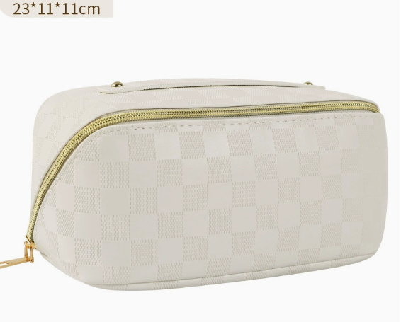Luxe Large-Capacity Makeup & Toiletry Travel Bag Chic Beauty Organizer