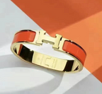 Luxury H-Inspired Titanium Steel Bracelet for Women Elegant Designer-Style Bangle