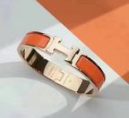 Luxury H-Inspired Titanium Steel Bracelet for Women Elegant Designer-Style Bangle